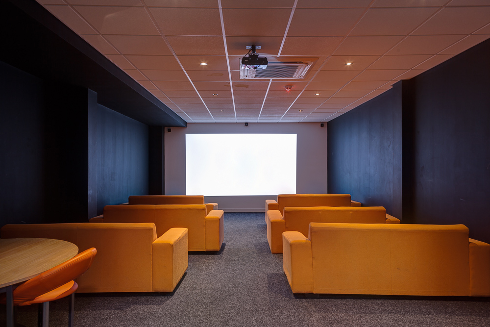 cinema room at Rede House Middlesbrough