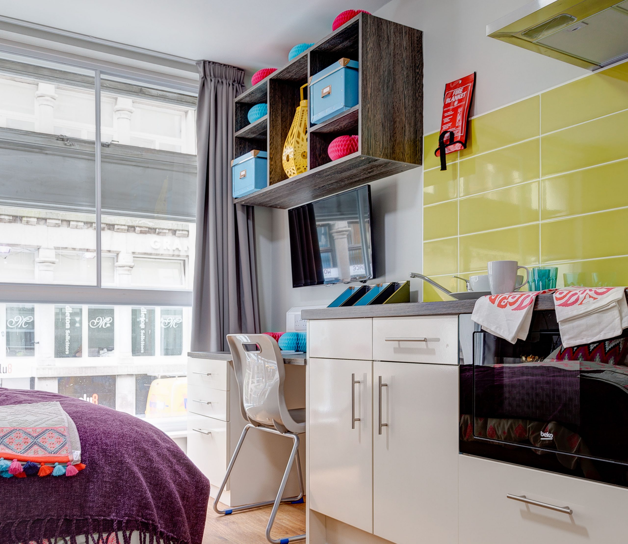 student studio apartment in Stanley Court Liverpool