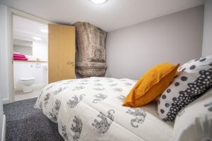 double bed room in St Cyprians, The Church Liverpool